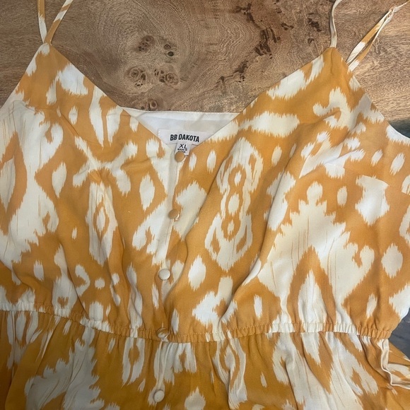 BB Dakota X Steve Madden Turtle Island Print Maxi Dress Sz XL - Picture 6 of 6